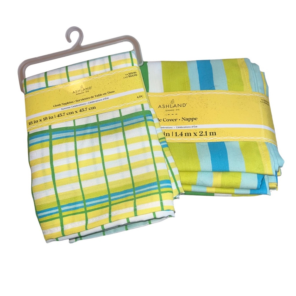 Ashland Colorful Striped Table Cover